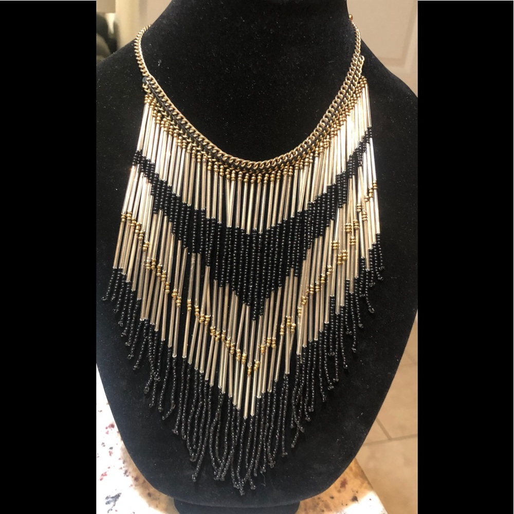 Olivia Welles Zinna Tassel necklace